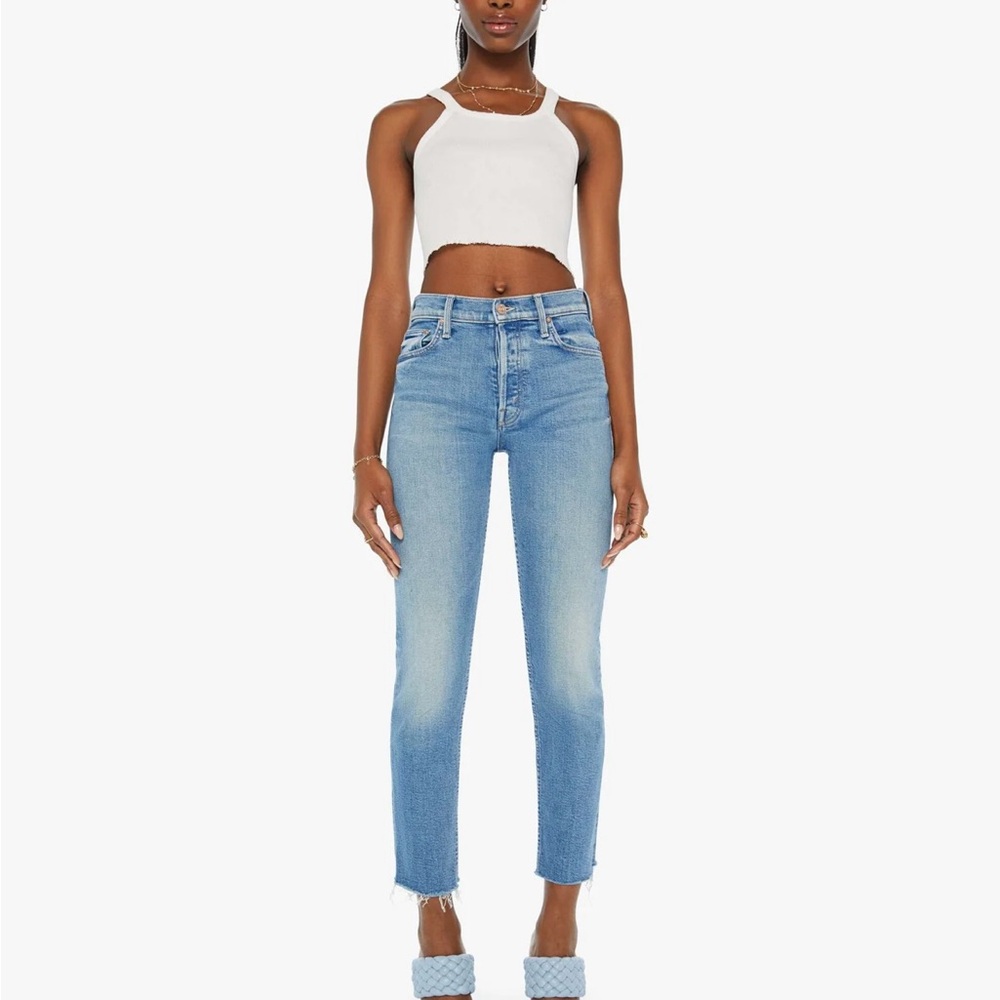 MOTHER Jeans size 33 Tomcat Ankle Fray